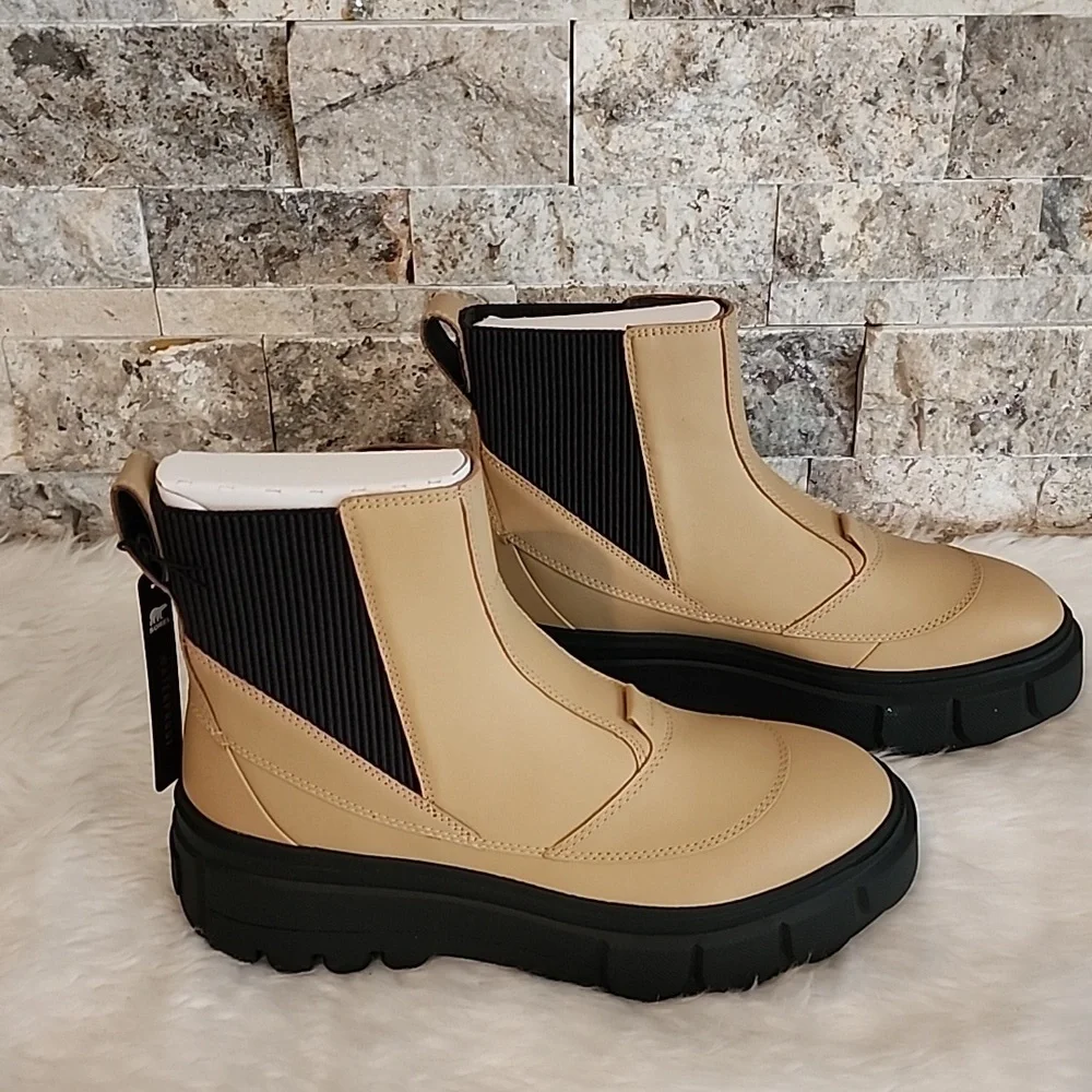Sorel Caribou X Waterproof Platform Chelsea Boot Brand New